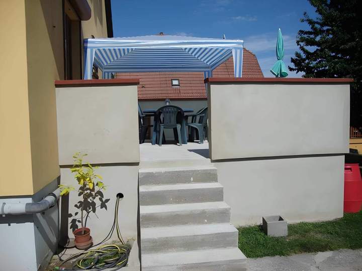 Finalisation création terrasse Geispolsheim