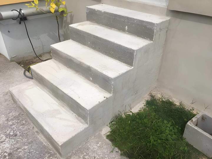 Travaux construction escalier terrasse Geispolsheim