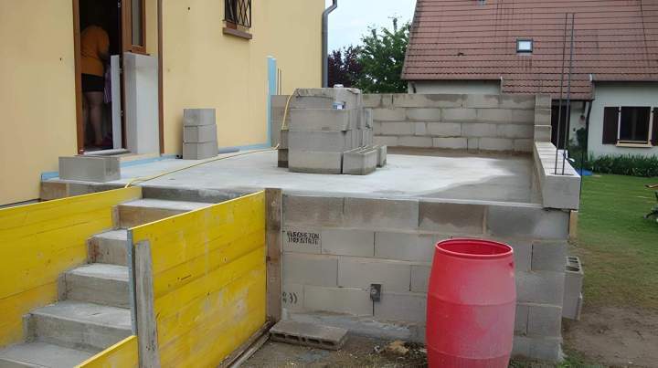 Construction terrasse Geispolsheim