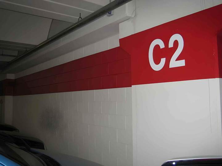 Maçonnerie mur en agglo béton jointé Geispolsheim